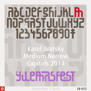 Karel Bratsky Medium Narrow Capitals 2014