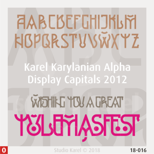 Karel Karylanian Alpha Display Capitals 2012