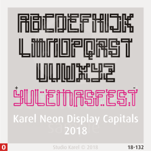 18-132 - Karel Neon Display Capitals 2018